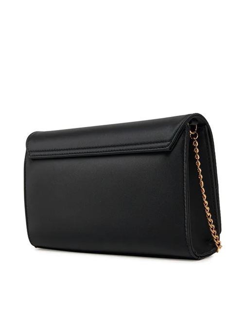 BORSA SATIN NERO+ PRINT LOVE MOSCHINO | JC4055PP1MLH1/00A